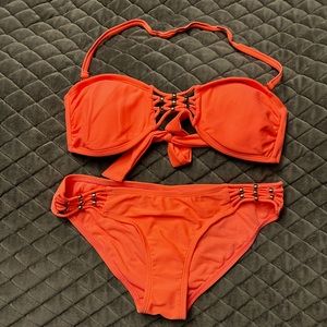 Candie’s Coral Bikini Size S/M